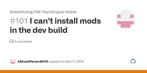 I can't install mods in the dev build · Issue #101 · MobilePorting/FNF ...