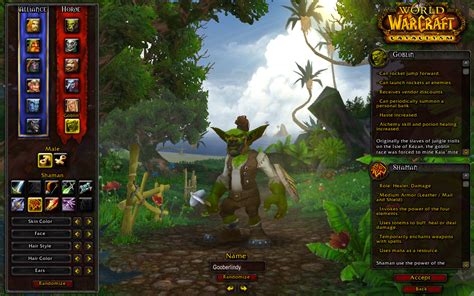 Warlords Of Draenor Character Creation