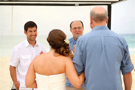 Playa del Carmen Beach Wedding at Playacar Palace - Kara and James ...