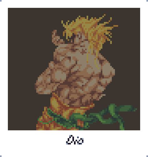 Oc Dio Jojos Bizarre Adventure Rpixelart