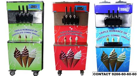 Softy Ice Cream Machine Rs 99000 GST Made In India