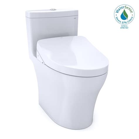 Toto Aquia Cotton White Dual Flush Elongated Chair Height Watersense