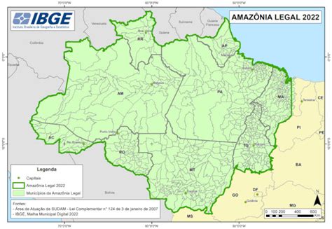 Amazônia Legal: o que é, objetivos, dados, mapa - Brasil Escola
