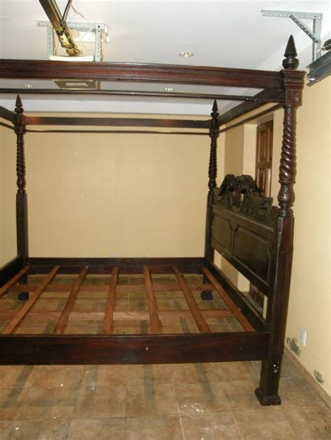 ANTIQUE MAHOGANY CANOPY BED GREAT CONDITION | eBay | Dream house rooms ...