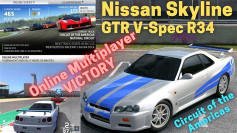 Online Multiplayer Victory Nissan Skyline Gt R V Spec R Circuit