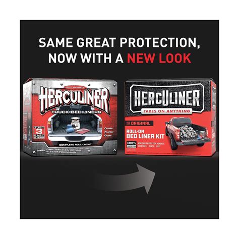 Herculiner Hcl1b8 Roll On Bed Liner Kitblack 1 Gal Black 1 Gallon Kit Ebay