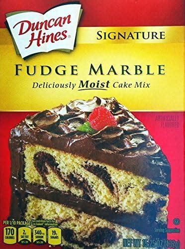 Amazon Ducan Hines Signature Fudge Marble Cake Mix Pack Of