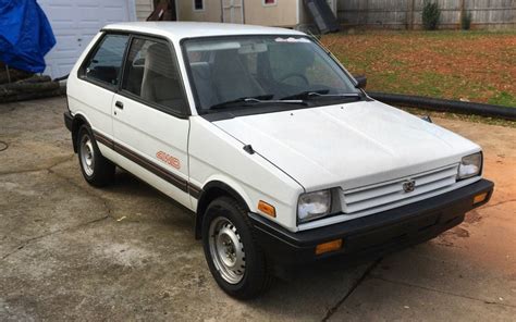 4WD Hatchback: 1988 Subaru Justy | Barn Finds