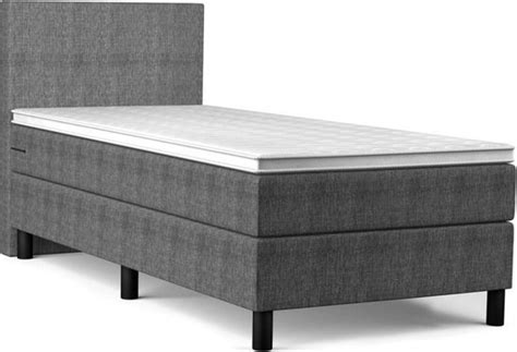 Beddenbriljant Boxspring Bravo 80x200 Antraciet Bonellvering