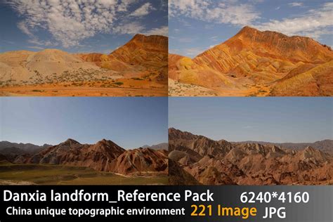 ArtStation - Danxia landform_Reference Pack | Resources