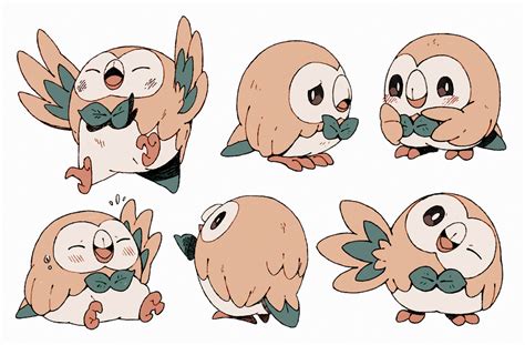 Rowlet Pokémon Image 2652392 Zerochan Anime Image Board