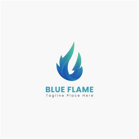 Blue Flame Logo Vector Art Icons And Graphics For Free Download