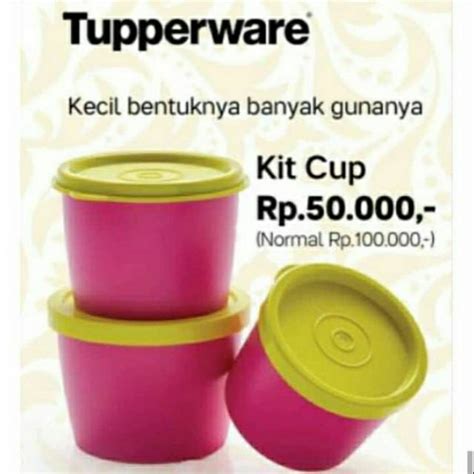 Jual Kit Cup Tupperware Shopee Indonesia