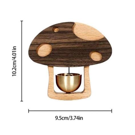 Grzyb Drewniany dzwonek do drzwi Kształt grzyba Dz 4WC34141 Cena