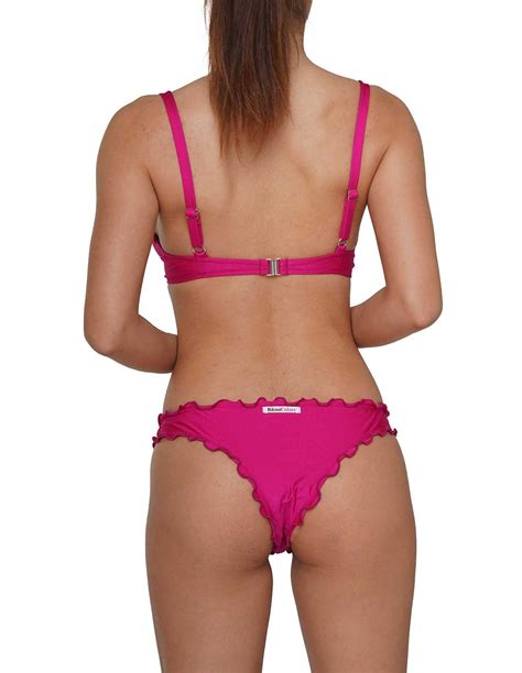 Bikini Reggiseno Balconcino Con Ferretto Slip Giada O Brasiliana