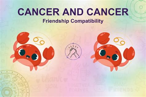 Cancer & Cancer Friendship Compatibility - MyPandit Revelations!