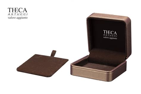 Nabuka Classic Presentation Box For Pendant Earrings 90x90x40 Bronze