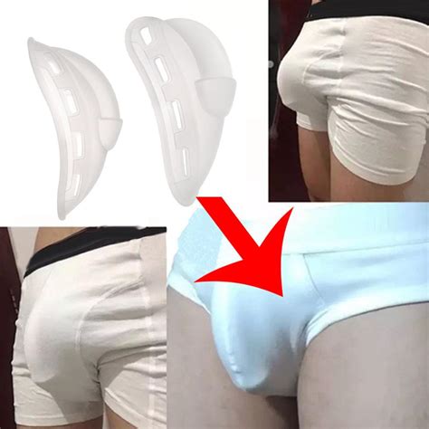 Cheap Hot Mens Sexy Enlarge Penis Bulge Pouch Pad Push Up Cup Swim