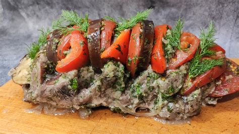Свиная шея в духовке с овощами - пошаговый рецепт с фото (10691 просмотр)