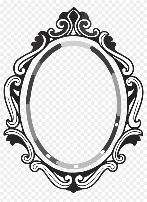 Mirror Fancy Mirror Drawing Free Transparent Png Clipart Images