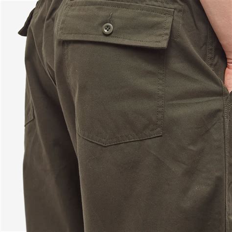 Comme Des Garçons Homme Loose Fit Cargo Pant Dark Green End