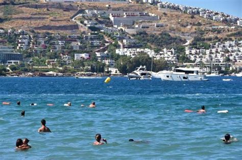 Bodrum plajları yabancı turistlere kaldı Son Dakika Haber