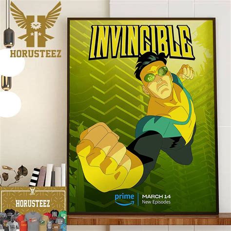 Invincible Season 2 Part 2B Official Poster Wall Decor Poster Canvas ...