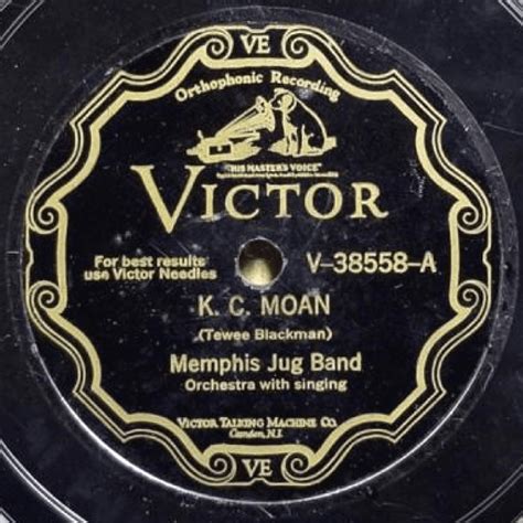 K C Moan Memphis Yo Yo Blues By Memphis Jug Band Single Jug Band