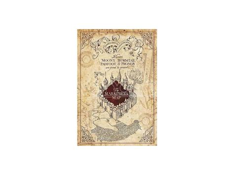 ABYSTYLE Harry Potter Affiche Carte Du Maraudeur 91 5x61 Cm