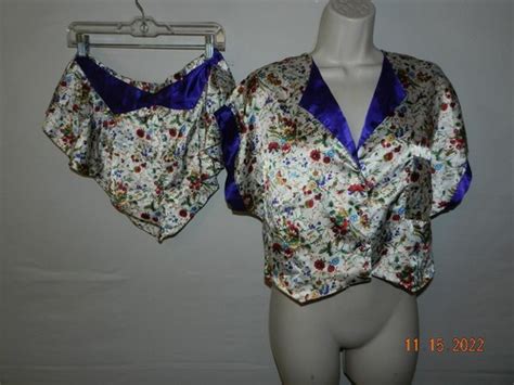 Vintage 1980s Satin Flutter Bikini Panties High Cut F Gem
