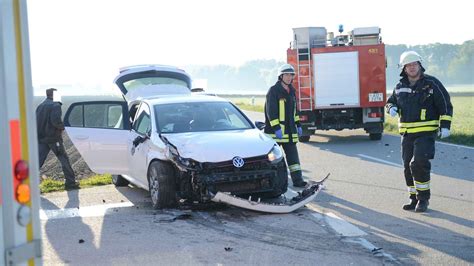 Unterneukirchen Unfall auf Kreisstraße AÖ6 bei Untergünzel am