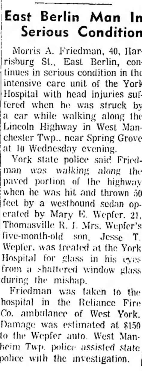 Clipping From The Gettysburg Times