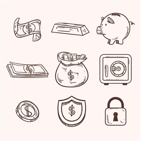 Free Vector | Hand drawn bank drawing illustration