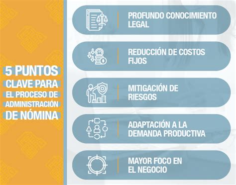 5 puntos clave a considerar en la administración de nómina