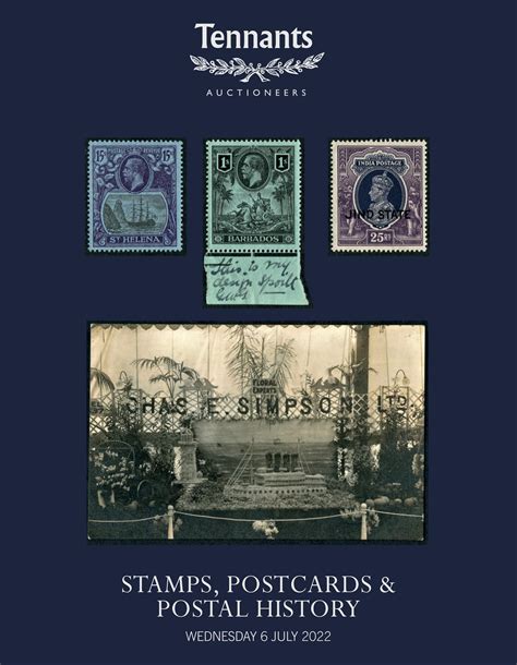 Stamps Postcards Postal History 6 July By Tennants Auctioneers Issuu