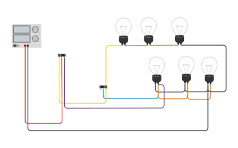 Circuit Design Circuito De Bombillas En Serie En Paralelo Y Mixto