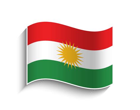 Vector Iraqi Kurdistan waving Flag Icon 34826535 Vector Art at Vecteezy