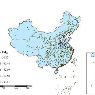 Spatial Distribution Characteristics Of Pm G M Concentration In