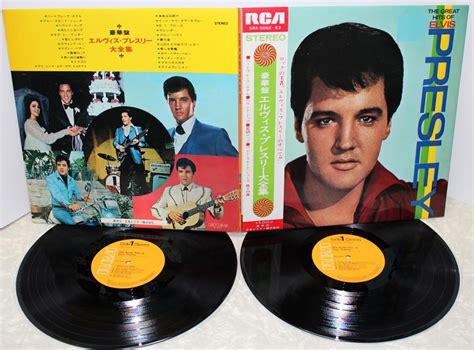 エルヴィス プレスリー 帯付 豪華盤 エルヴィス大全集 Obi Elvis Presley The Great Hits Of