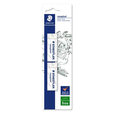 Comprar Borracha Branca Staedtler Rasoplast Unidades Papelaria