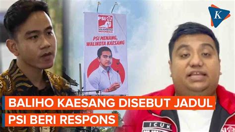 Gibran Sebut Baliho Kaesang Cara Jadul Psi Beri Tanggapan