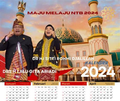 Kalender Pasangan Rohmi Gita Mulai Beredar Politika Ntb