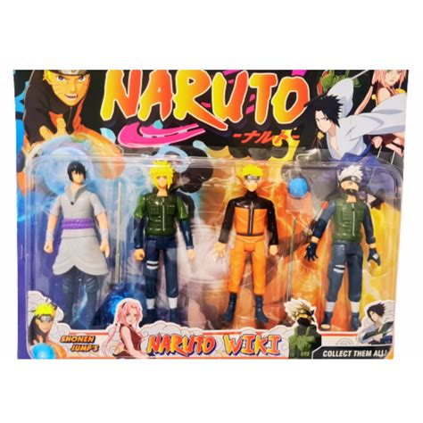 Kit Naruto Bonecos Articulados Led Cm De Altura A Pronta