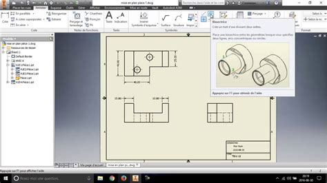 Inventor Exemple De Mise En Plan Dessin 1 Youtube