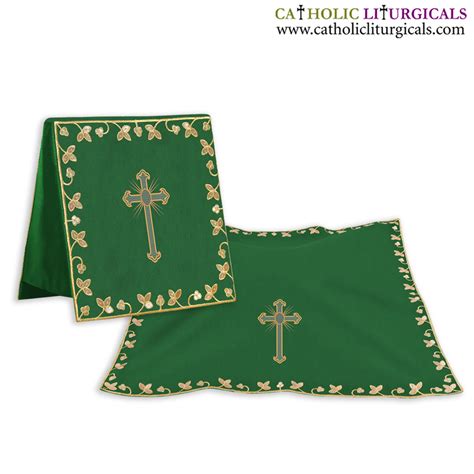 green chalice veil burse green chalice veil burse set