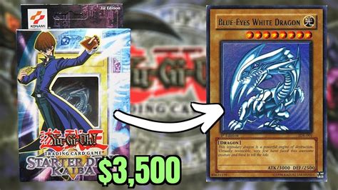 Opening A Yugioh Starter Deck Kaiba St Edition Youtube