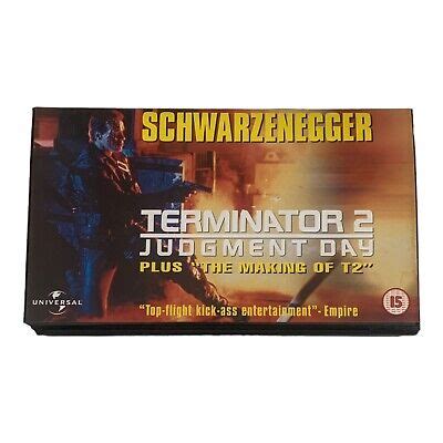 VHS Video Tape Terminator 2 Judgement Day Plus Making Of T2