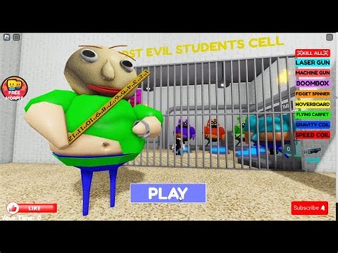 NEW BALDI BARRY S PRISON RUN OBBY Roblox Gameplay YouTube