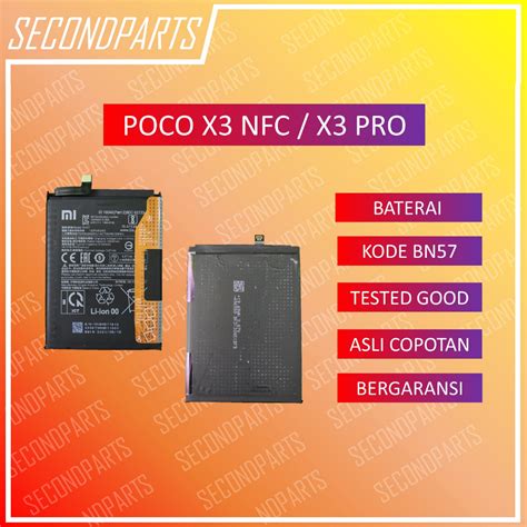 Jual BATERAI BATRE BATTERY BN57 POCO POCOPHONE X3 PRO X3 NFC ORIGINAL