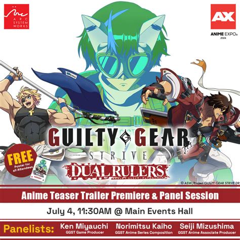 Guilty Gear Strive Dual Rulers Anime Announced